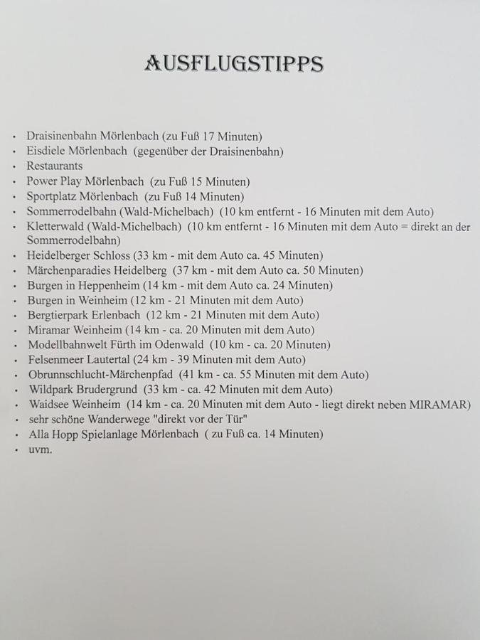 Ferienwohnung/Monteurzimmer Auf Dem Bauernhof Mörlenbach Extérieur photo